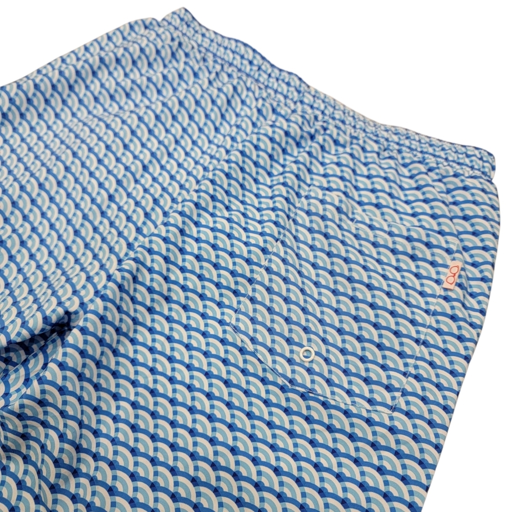 Mosmann Australia Swim Shorts Blue Summer Beach Fitted Lined Quick-Dry Men’s XL - Picture 9 of 17